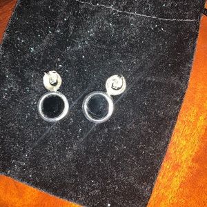 Murano glass silver earrings